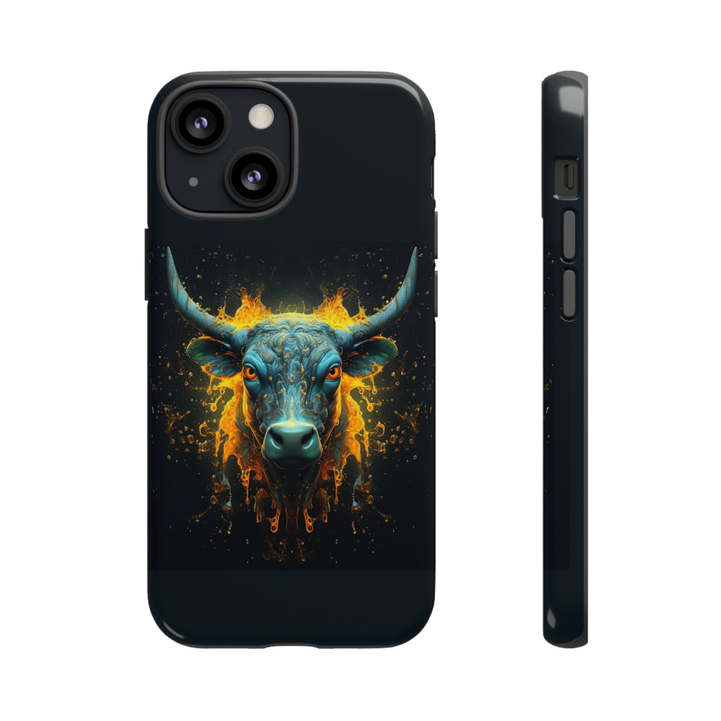 Bull Face Yellow Tough Case