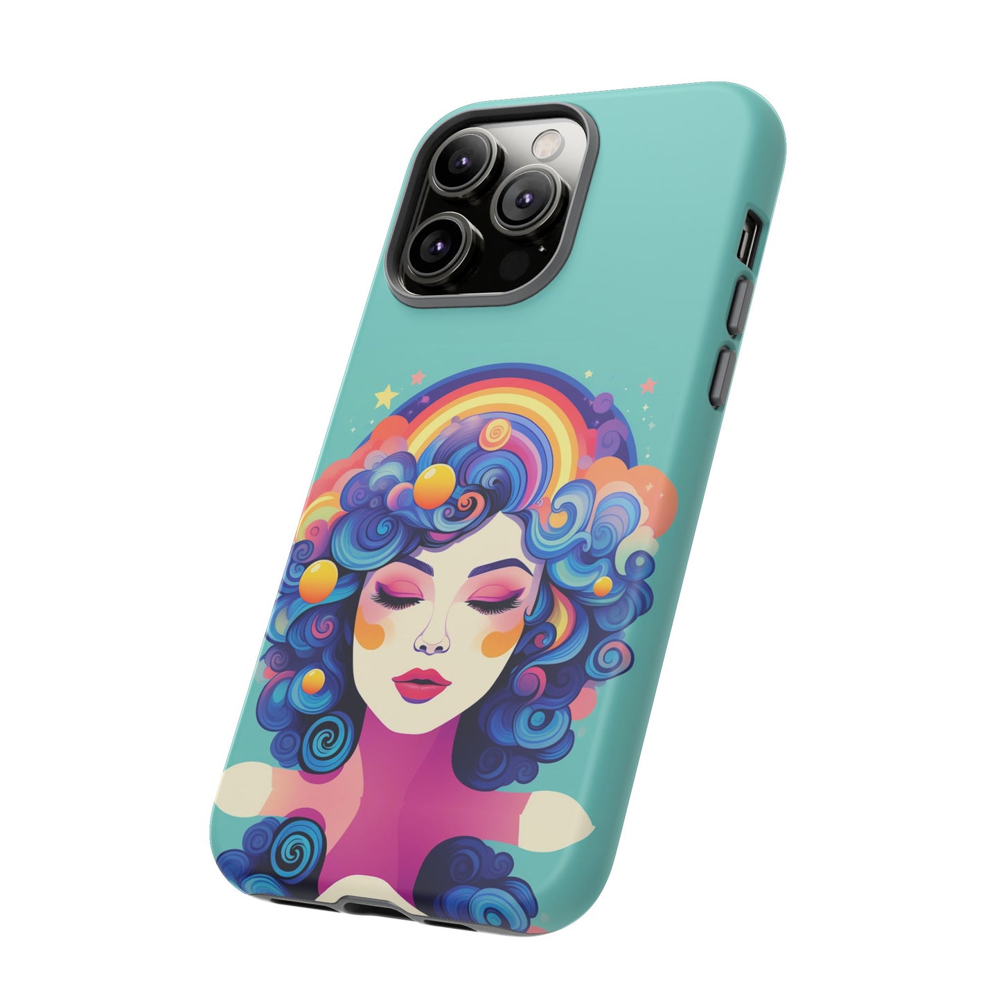 Blue Calm Lady Tough Case