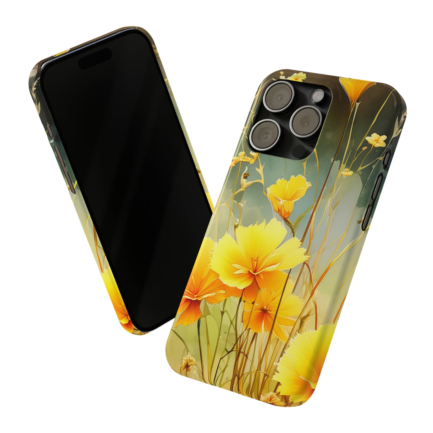 Wild Flower Slim Phone Case - Colorwink