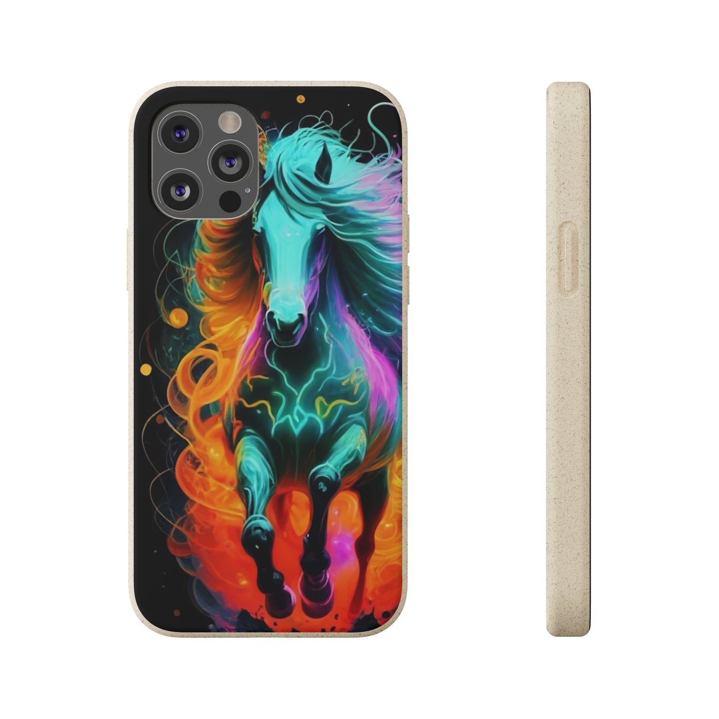 Psychedelic Horse Biodegradable Case