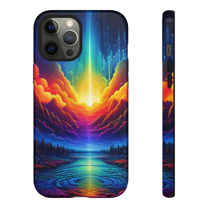 Rainbow Clouds Tough Case