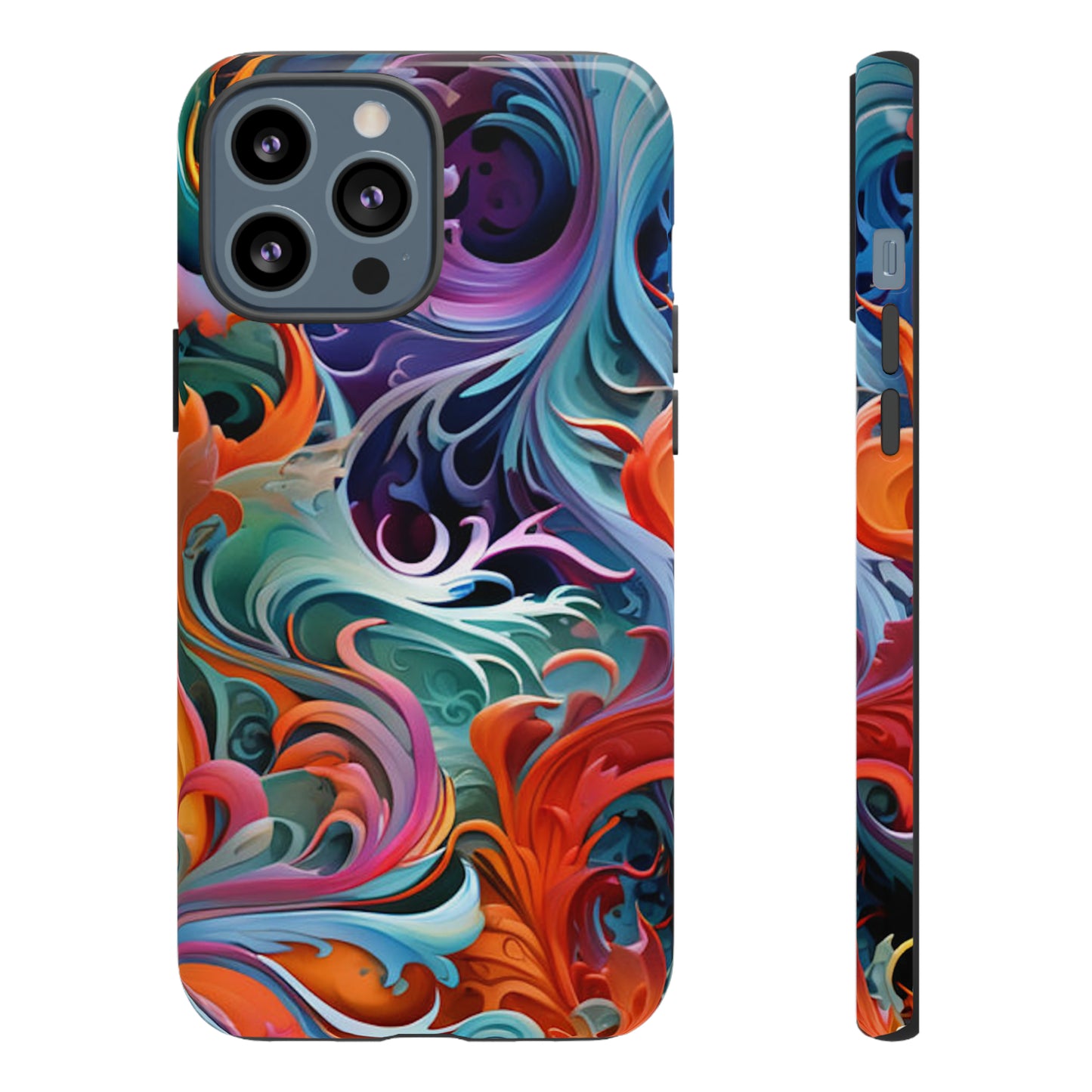 Spiral Paint Art Pattern Tough Case