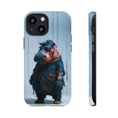 Tired Hippo Tough Case