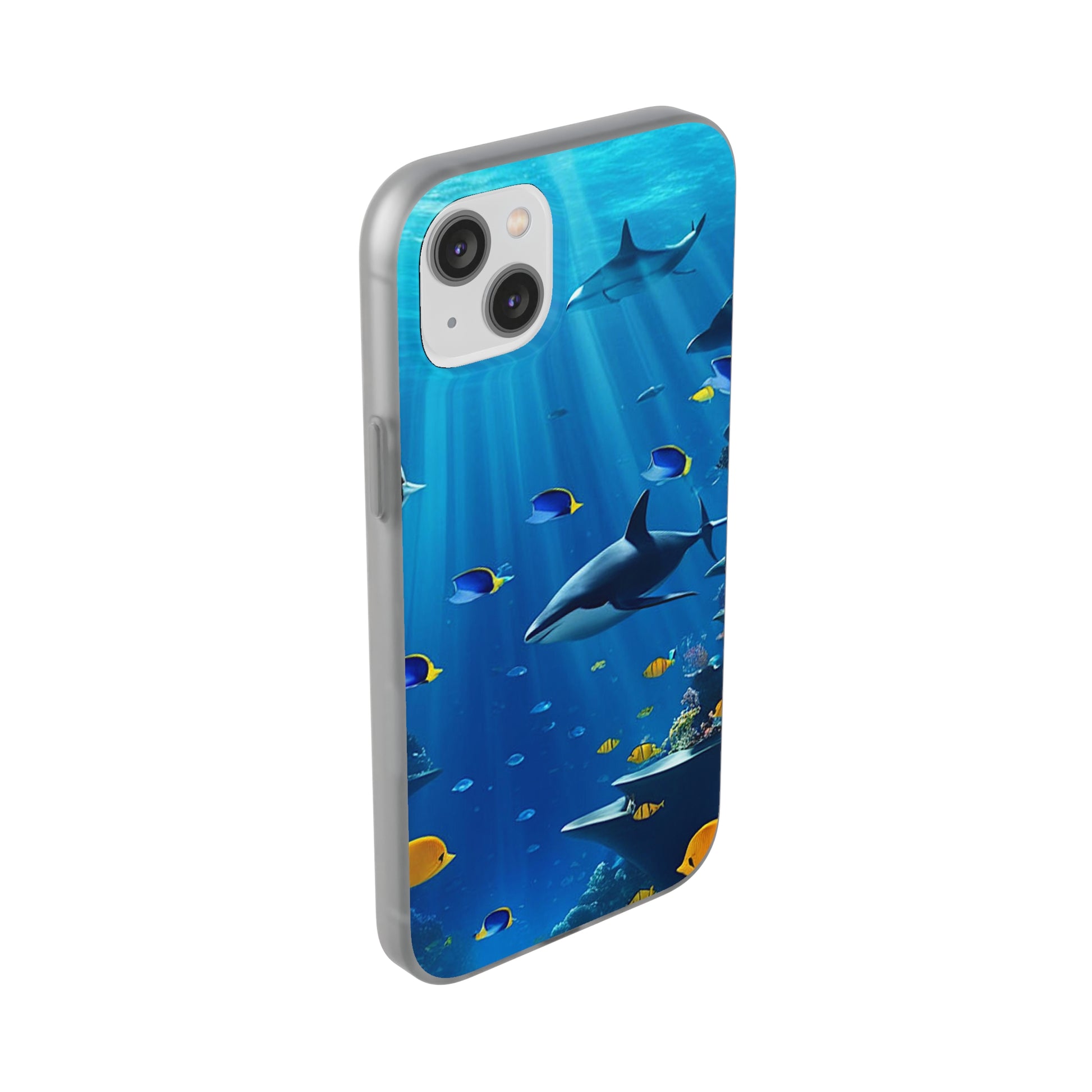 Blue Water Shark Flexi Case - Colorwink