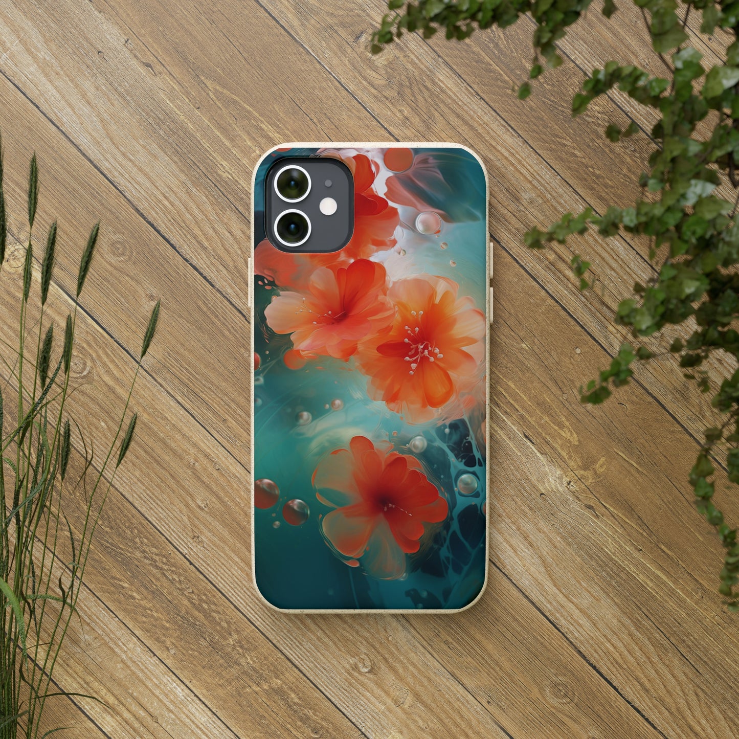 Flower painting Biodegradable Case