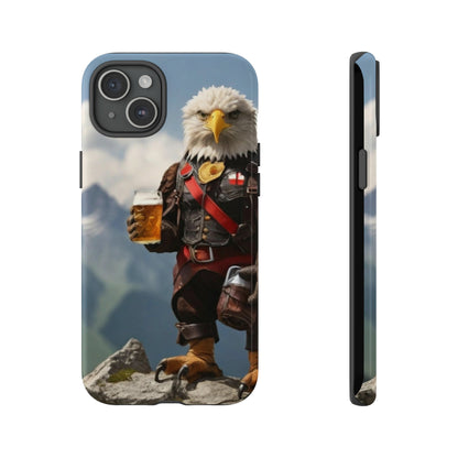 Eagle holding by a beer Tough Case