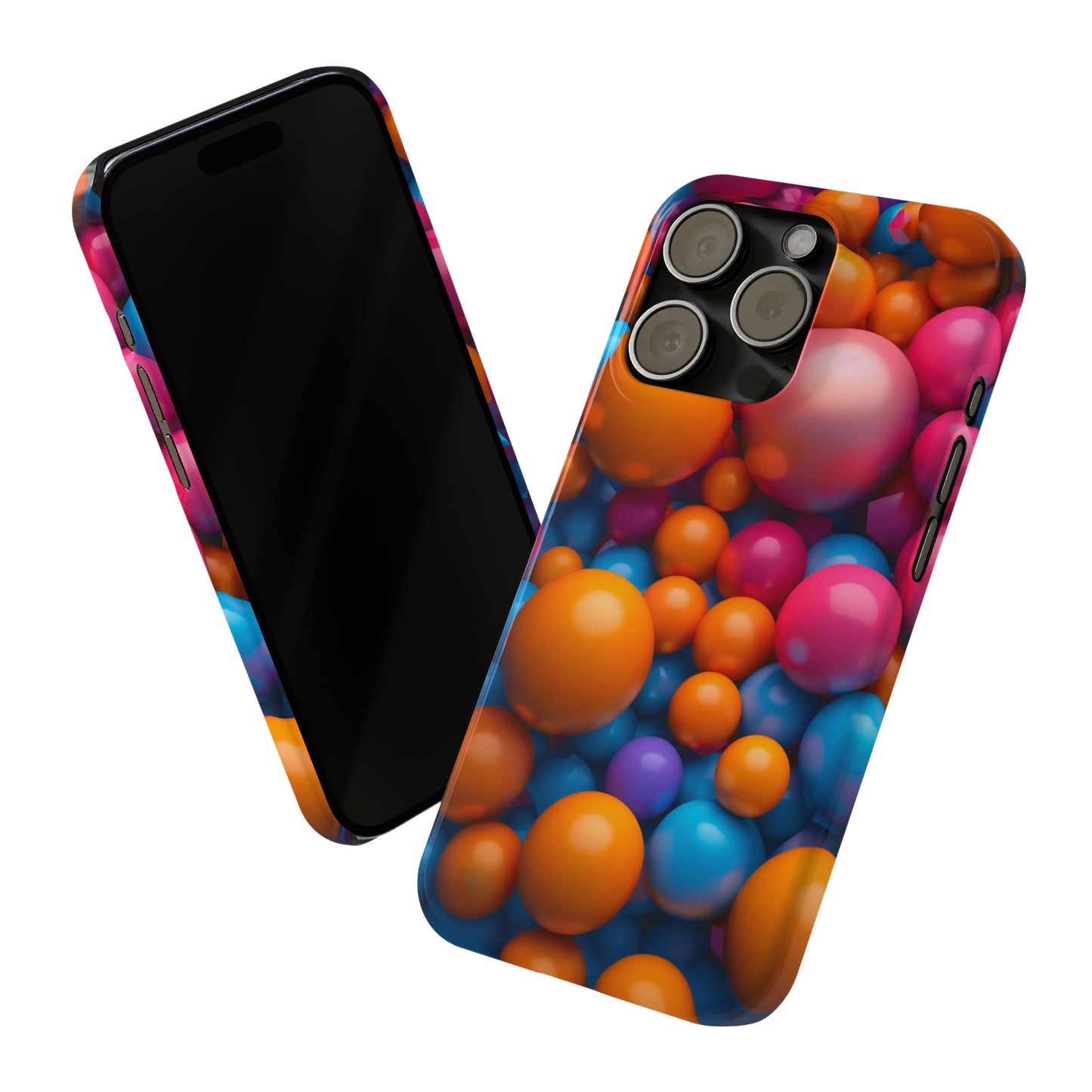 Colorful Pearls Slim Phone Case - Colorwink