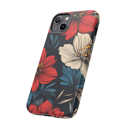 Two Flowers Tough Case