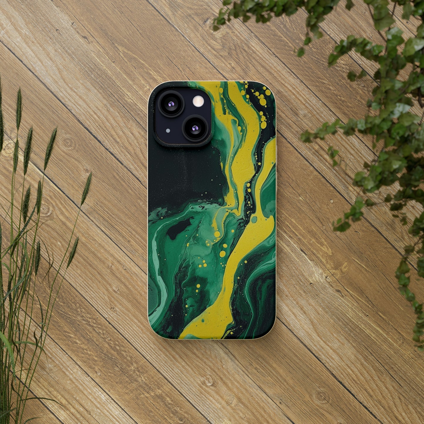 Swirling Shadows Design Biodegradable Case