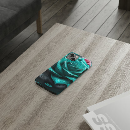 Blue Lotus Slim Phone Case - Colorwink