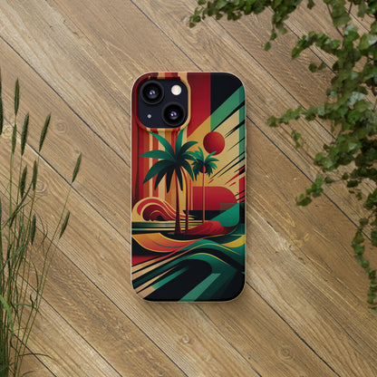 Beach Painting Biodegradable Case