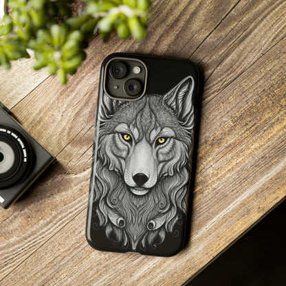 Wolf Pattern Tough Case