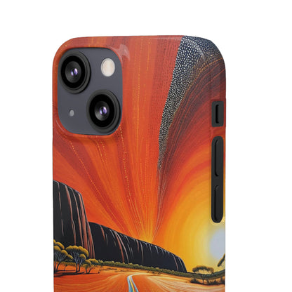 Orange landscape Snap Case - Colorwink