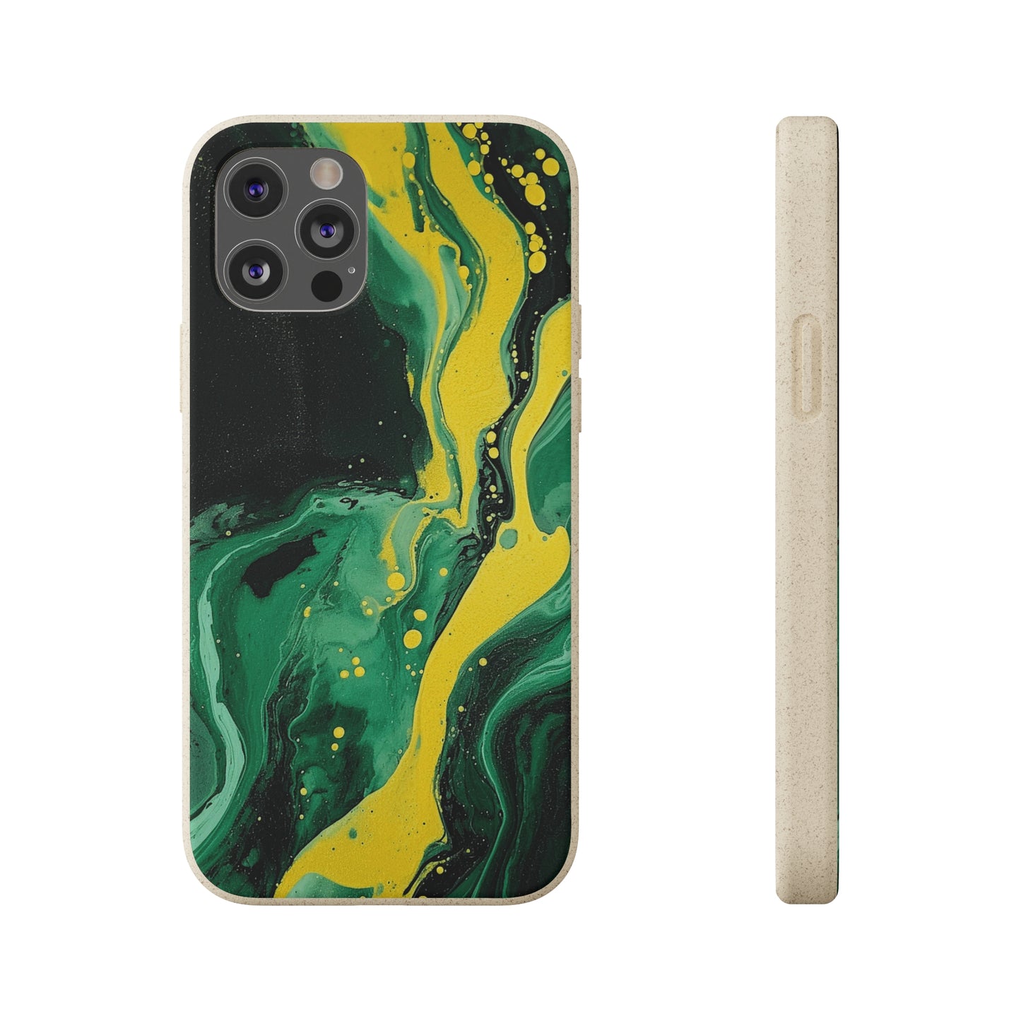 Swirling Shadows Design Biodegradable Case