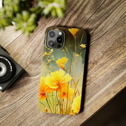 Wild Flower Slim Phone Case - Colorwink