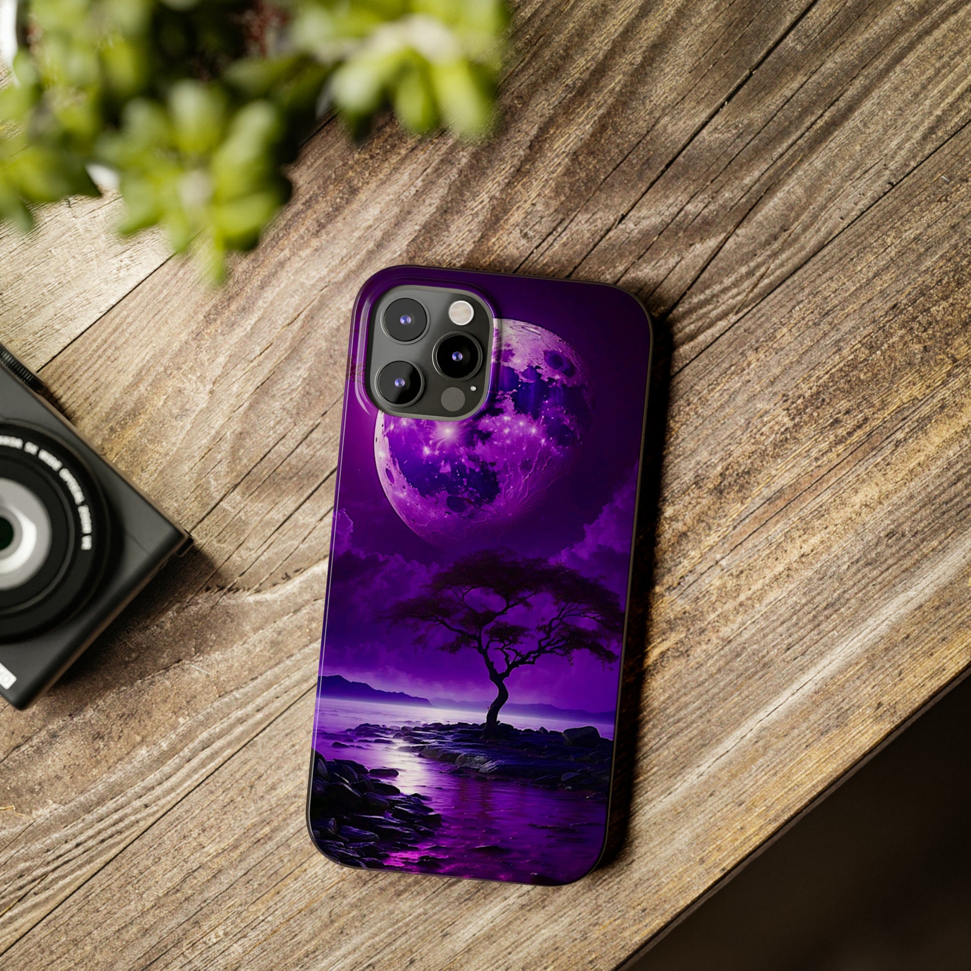 Violet Moon Slim Phone Case - Colorwink