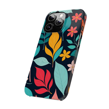 Flower Leaf Slim Phone Case