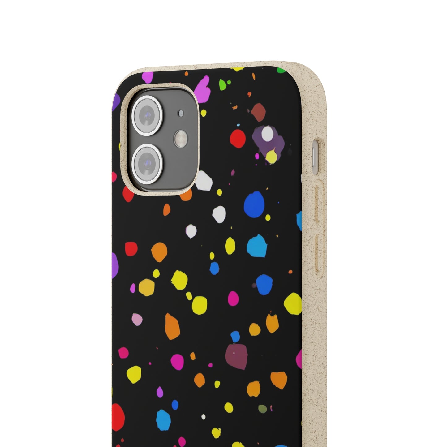 Colorful Dot Parade Biodegradable Case