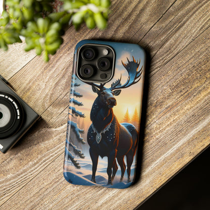 Winter Moose Tough Case