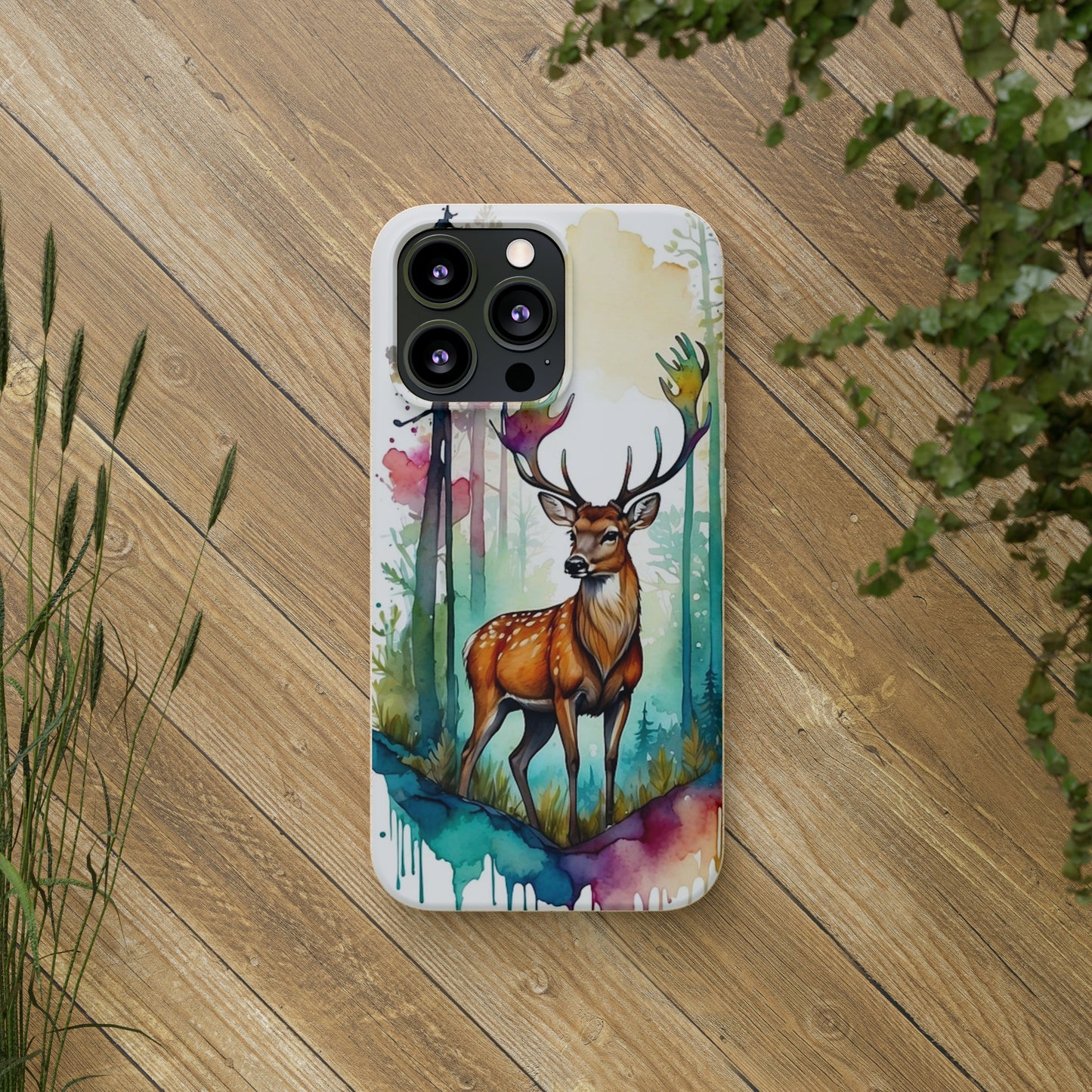 Forest Majesty Deer Biodegradable Case