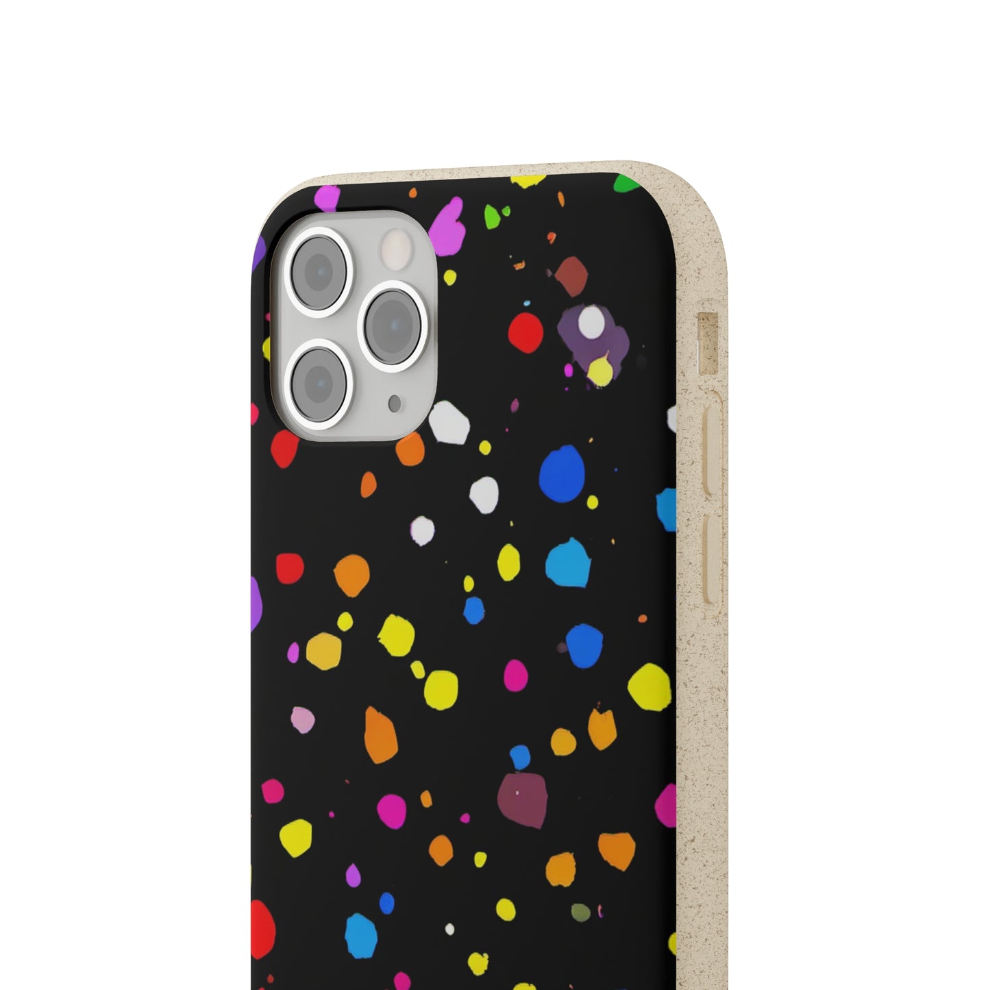 Colorful Dot Parade Biodegradable Case