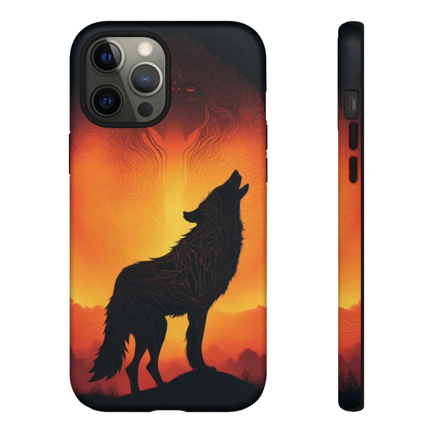 Wolf silhouette Tough Case