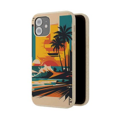 Sunset Mural Biodegradable Case