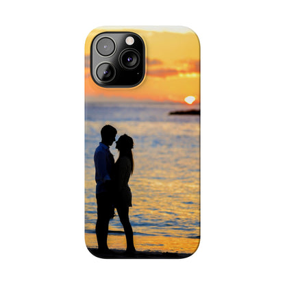 Beach Love Slim Phone Case