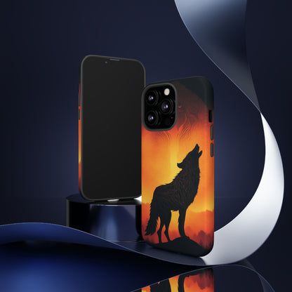 Wolf silhouette Tough Case