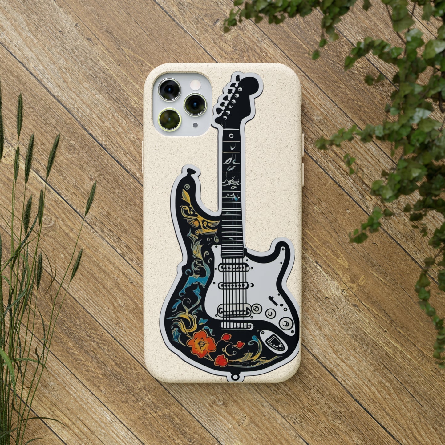 Artistic Guitar Trendy Biodegradable Cases