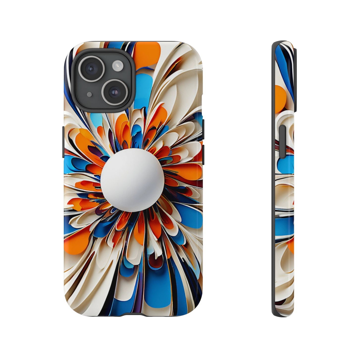 White Flower Tough Case