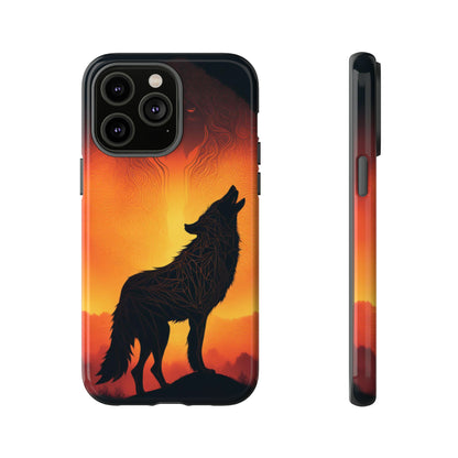 Wolf silhouette Tough Case