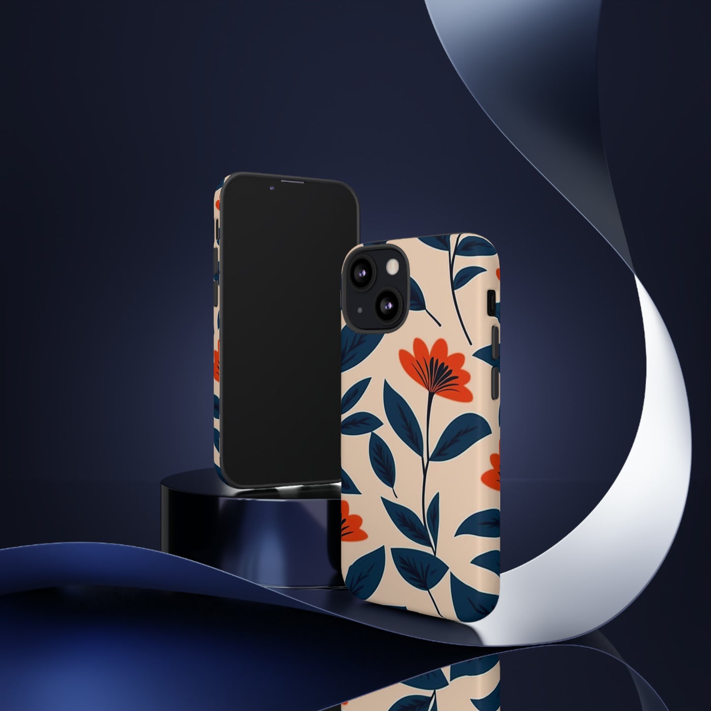 Floral Pattern Tough Case