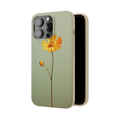 Lone Flower Biodegradable Case