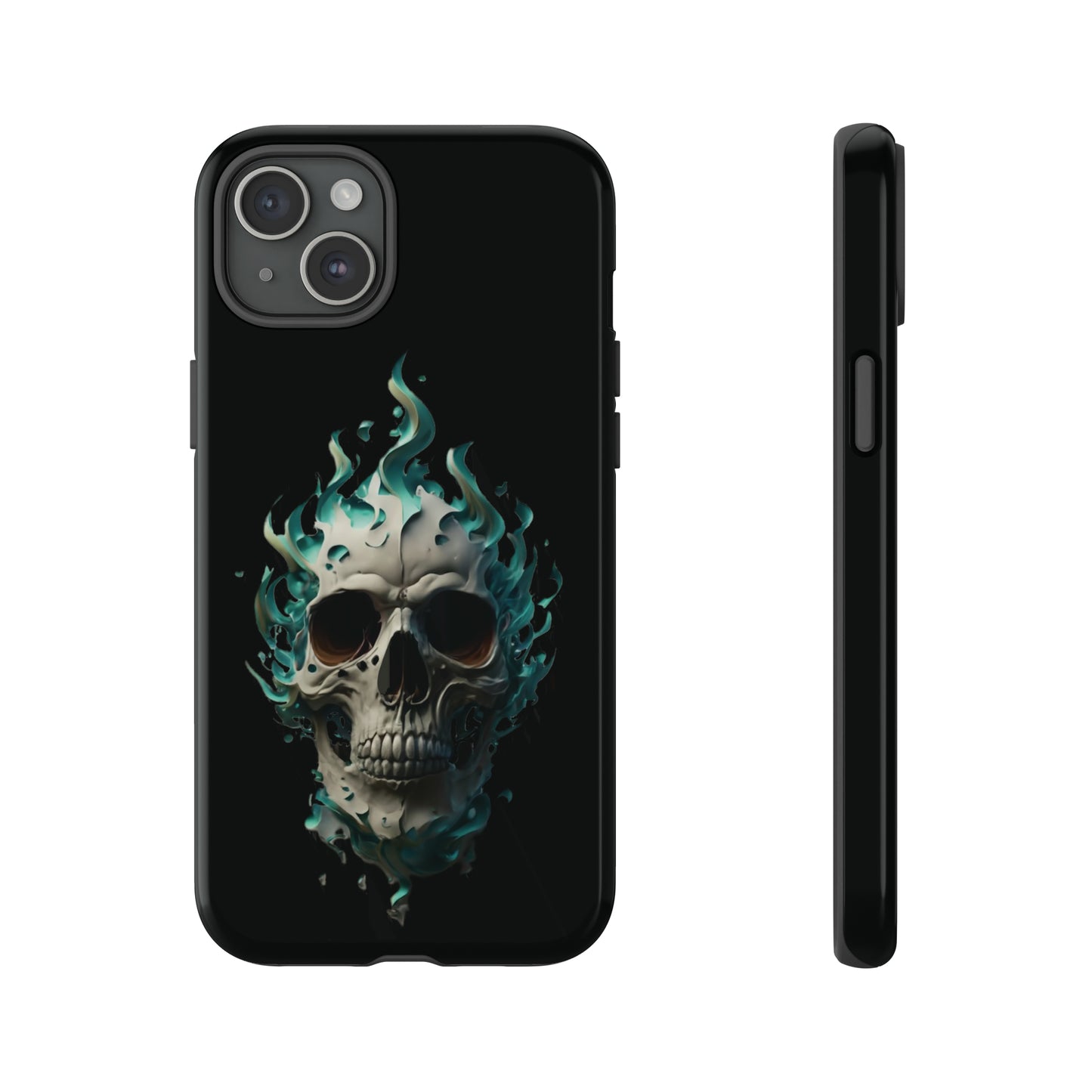 Flaming Skull Tough Case