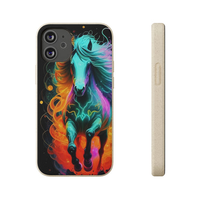 Psychedelic Horse Biodegradable Case