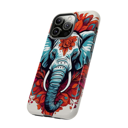 Floral Elephant Tough Case