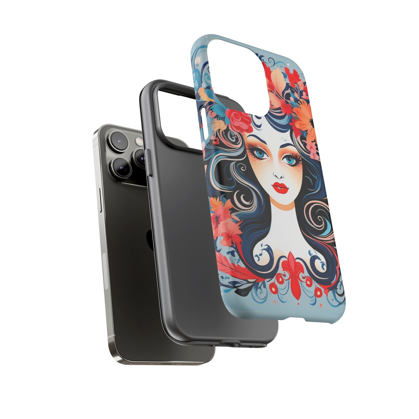 Floral Lady Tough Case