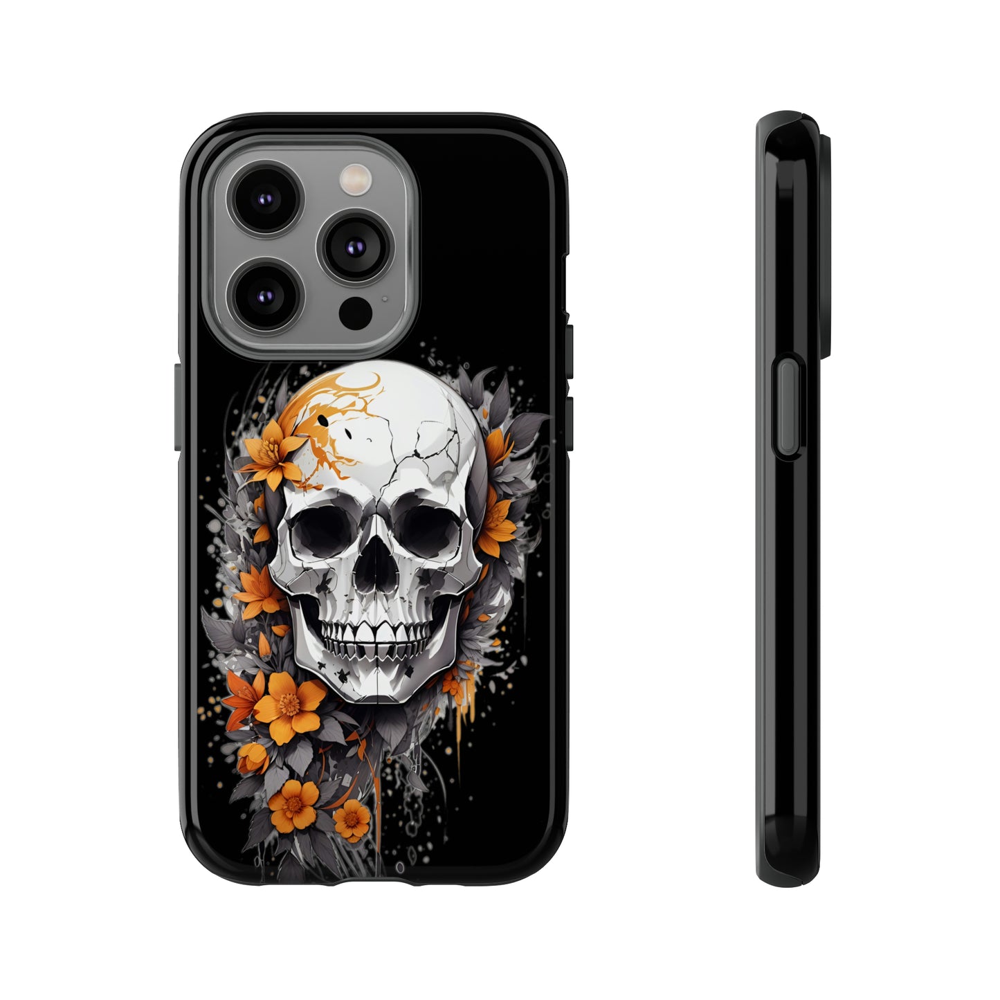 Skulls and Flowers Tough Case