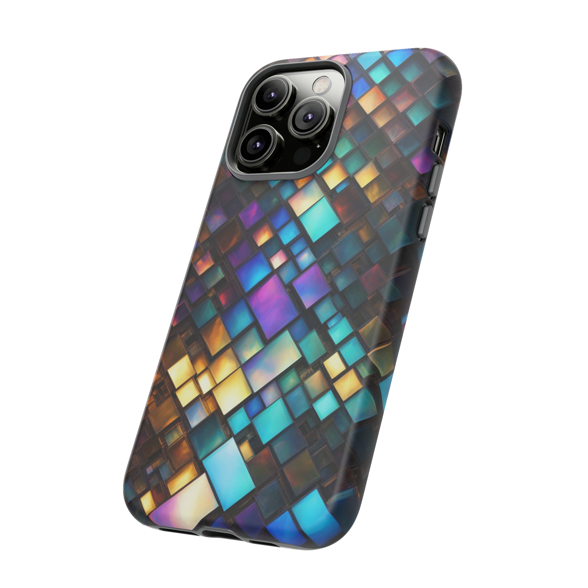 Colored Glass Tiles Tough Case - Colorwink