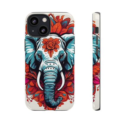 Floral Elephant Tough Case