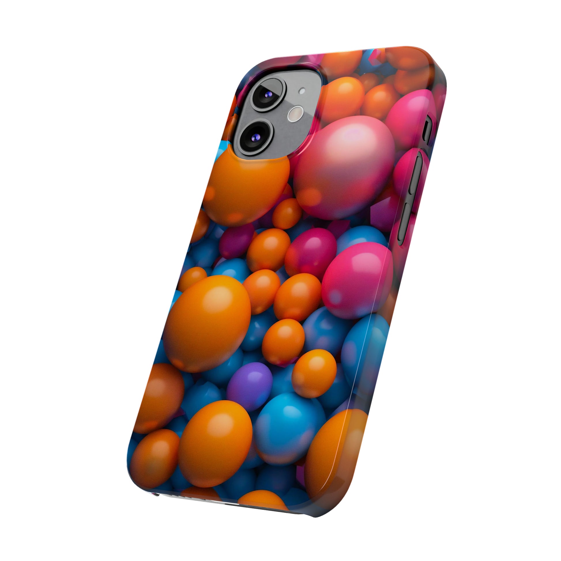 Colorful Pearls Slim Phone Case - Colorwink