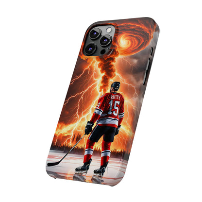 Ice Hockey Slim Phone Case - Colorwink