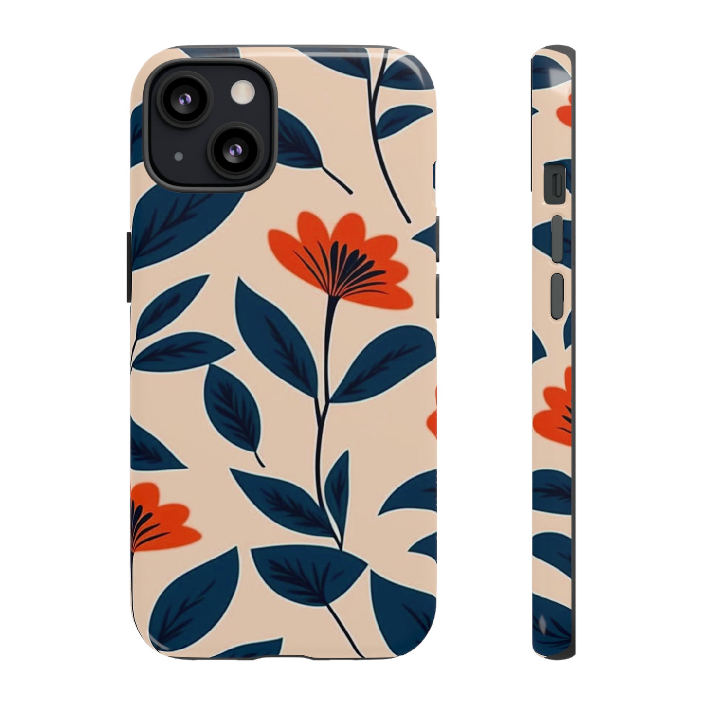 Floral Pattern Tough Case