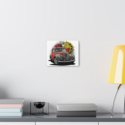 Vintage Car Canvas