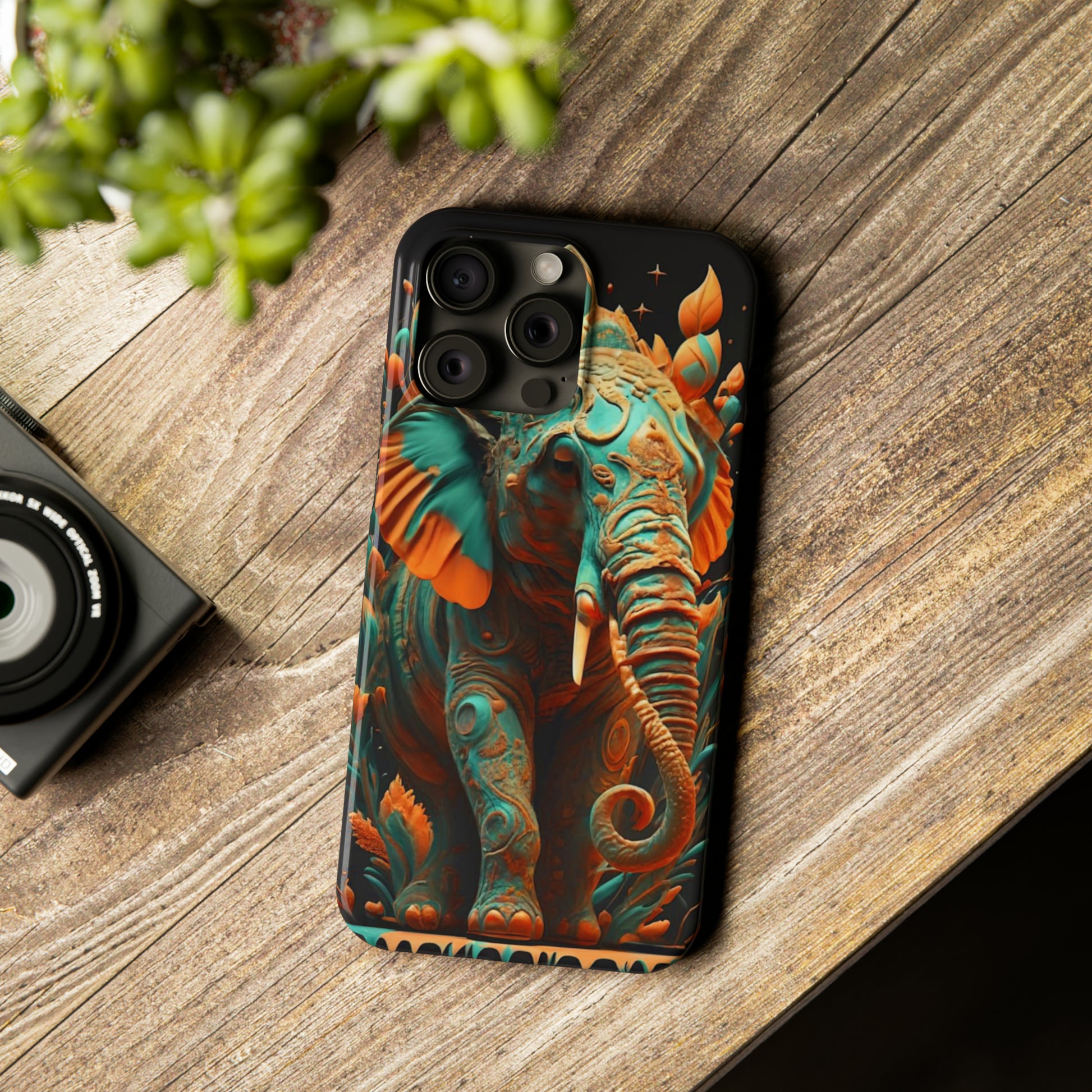 Elephant Slim Phone Case - Colorwink