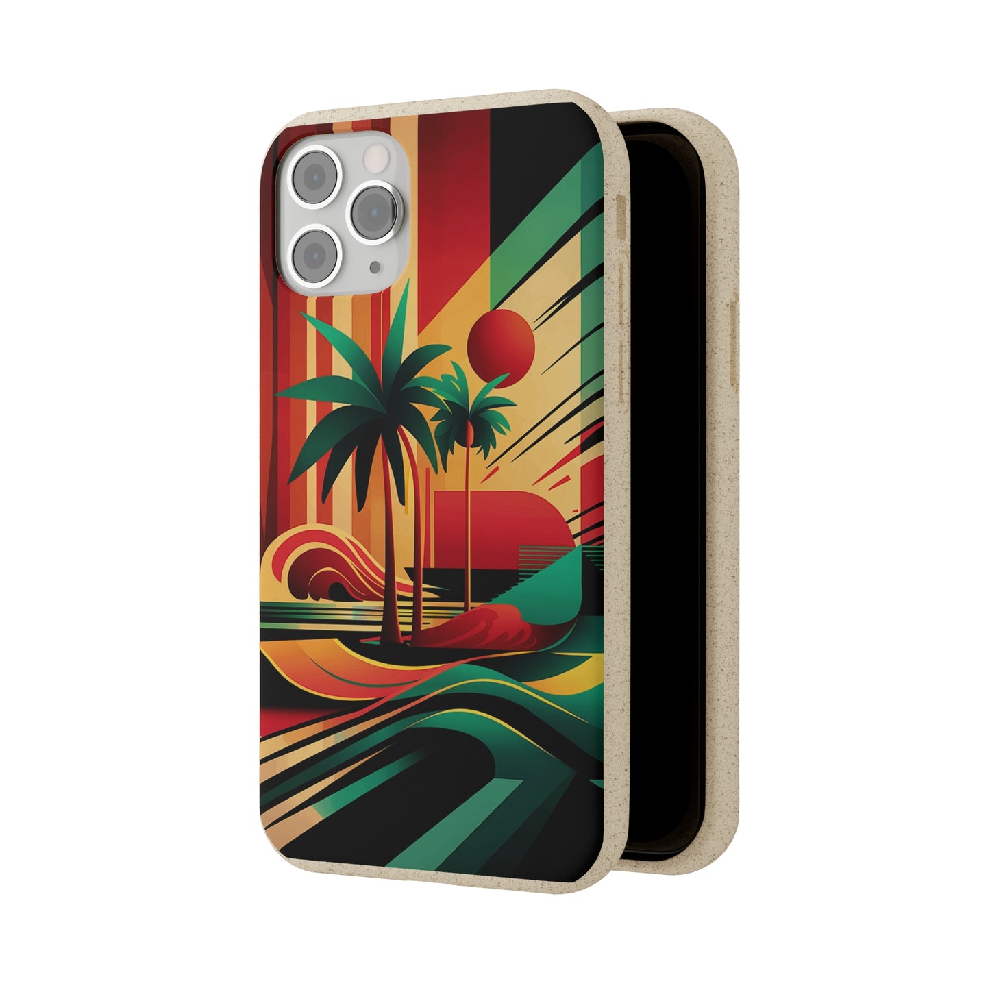 Beach Painting Biodegradable Case