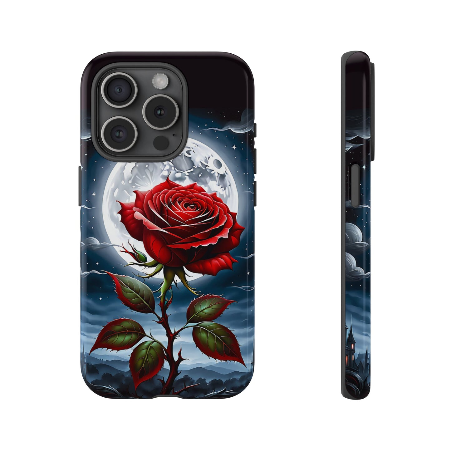 Moonlit Rose Tough Case