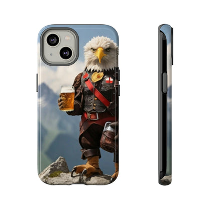 Eagle holding by a beer Tough Case