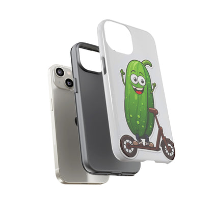 Cucumber on Scooter Tough Case